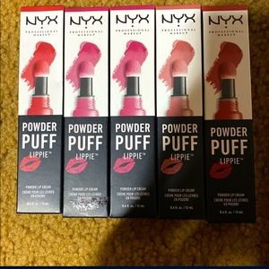 NYX lipsticks
